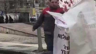 AKP’li belediye CHP’nin pankartlarını söktü iddiası