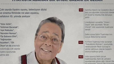 Usta oyuncunun tiyatro sevgisi!