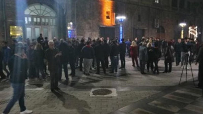 Yüzlerce vatandaş Burhanettin Kocamaz için toplandı