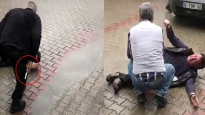 Bursa'da tapu dairesi önünde silahlı kavga