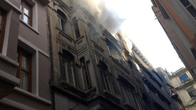 Beyoğlu’ndaki yangın için kundaklama şüphesi