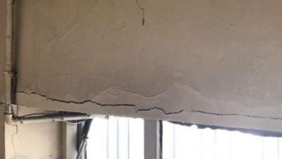 Sağlık merkezinde korkutan görüntü