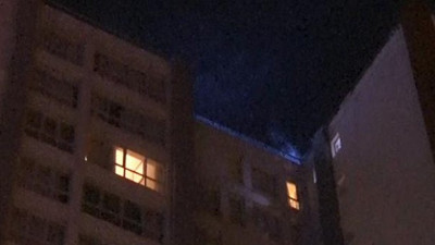 Rezidans dairesinde yangın