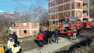 Ordu'da ev yangını: 1 ölü
