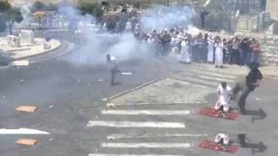 Kudüs'te Filistinlilere saldırı