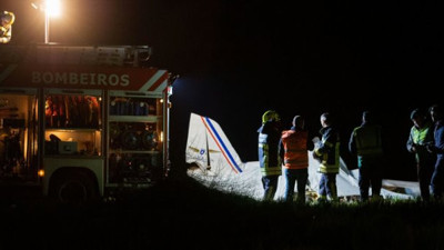 Portekiz'de uçak düştü: 2 ölü