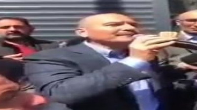 Soylu'dan kendisine tepki gösteren vatandaşa: "Hadi oradan densiz"