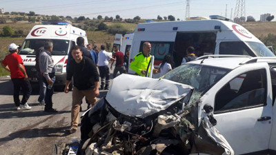 Tarsus'taki kazada 4 kişi yaralandı