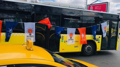 AKP'nin mitingi için bedava otobüs
