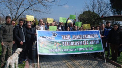 Bursa halkı yeşil parkları geri istiyor