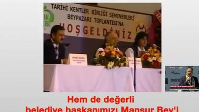 Mehmet Özhaseki’den Mansur Yavaş’a övgü dolu sözler