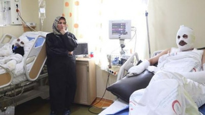 Gaz kaçağını çakmakla kontrol eden çift hastanelik oldu