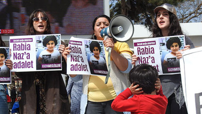 Çorum'da 'Rabia Naz' eylemi