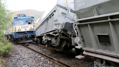 Malatya Hekimhan'da tren kazası