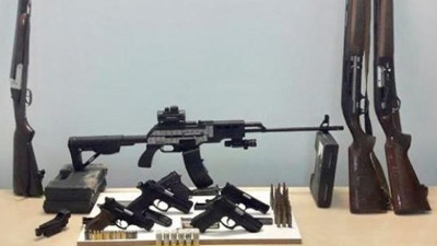 Evden cephanelik çıktı (23 Nisan 2019)