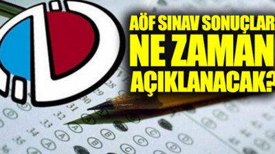 AÖF sınav sonuçları açıklandı mı? (23 Nisan 2019)