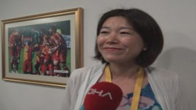 Derbide İstiklal Marşı'nı okuyan Japon gazeteci: Çocuklarımın okulunda öğrendim