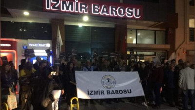 İzmir Barosu'ndan demokrasi nöbeti!