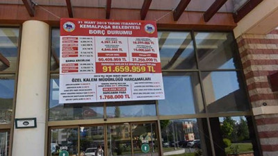 AKP'li belediye 91 milyon borç bıraktı!