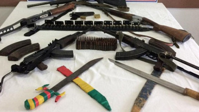 Diyarbakır'da jandarmadan silah kaçakçılarına darbe