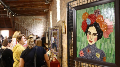 Öğrencilerden geleneksel Türk sanatları sergisi