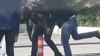 Üniversite kampüsünde tacizci dayağı