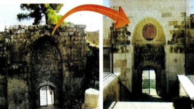 800 yıllık tarihi kapı 'yepyeni' oldu