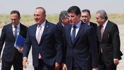 Çavuşoğlu'ndan sözde "Kürdistan şehitleri" için saygı duruşu!