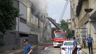 İstanbul’da fabrika yangını
