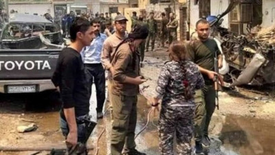 Suriye'de terörist bölgesinde patlama