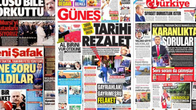 İşte Erdoğan’ın talimatıyla atılan manşetler