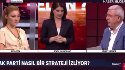 Mehmet Metiner’den canlı yayında olay hareket