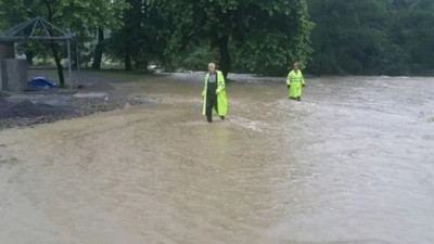 Zonguldak'ta 1 kişi sele kapıldı