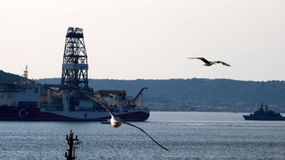 Yavuz gemisi Çanakkale'den böyle geçti
