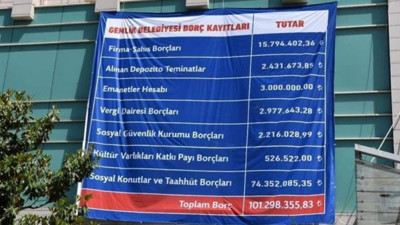 AKP'li eski başkandan CHP'li yeni başkana borç davası!