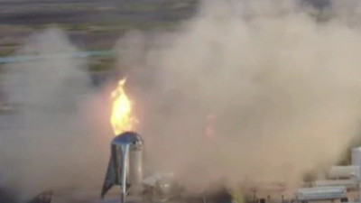 SpaceX'in dev roketi ikinci kez alevlere teslim oldu