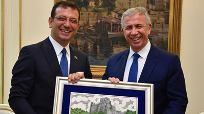 Mansur Yavaş, Ekrem İmamoğlu'nu ziyaret etti