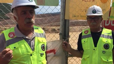 Kaz Dağları'nda şantiyeye kilit vuruldu