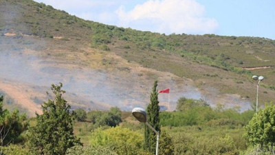 İstanbul'da askeri bölgede yangın!