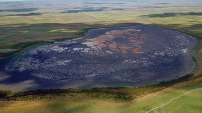 Kuyucuk Gölü tamamen kurudu