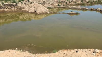 Tarım arazisinde toprak hırsızlığı!