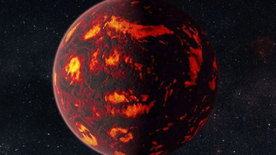 Tamamen lavlarla kaplı bir gezegen uydusu keşfedildi