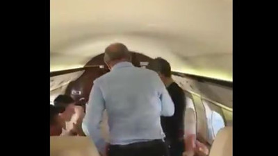 Falcao'yu taşıyan uçaktan renkli görüntüler