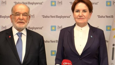 Karamollaoğlu, Akşener'i ziyaret etti