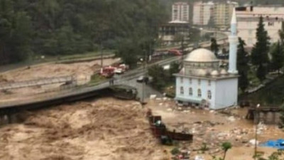 Artvin'de sel felaketi