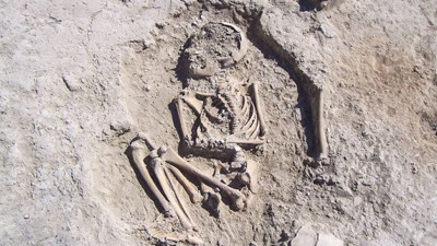 5700 yıllık çocuk iskeleti bulundu