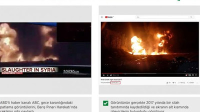 Barış Pınarı'nı karalama operasyonuna ABD'li kanal da dahil oldu