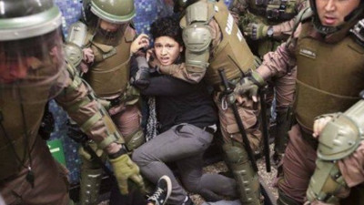 Şili’de metroya zam yapıldı halk sokağa döküldü!