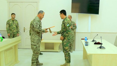 TSK'dan Özbek askerlere terörle mücadele eğitimi