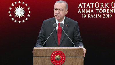 Erdoğan, 10 Kasım'da harf inkılabını eleştirdi